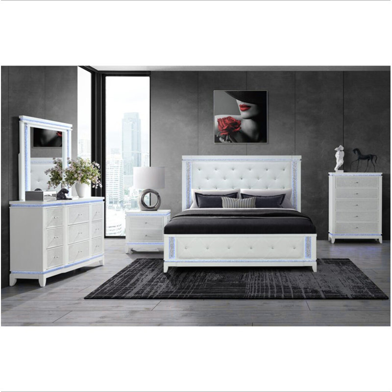 Commode blanche ADALID