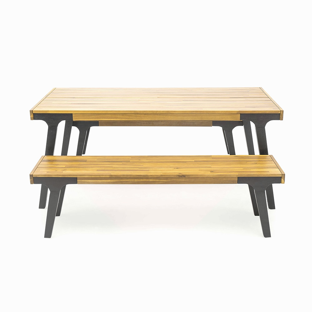 Everly Quinn 1 DINING TABLE+2 DINING BENCHES | Wayfair