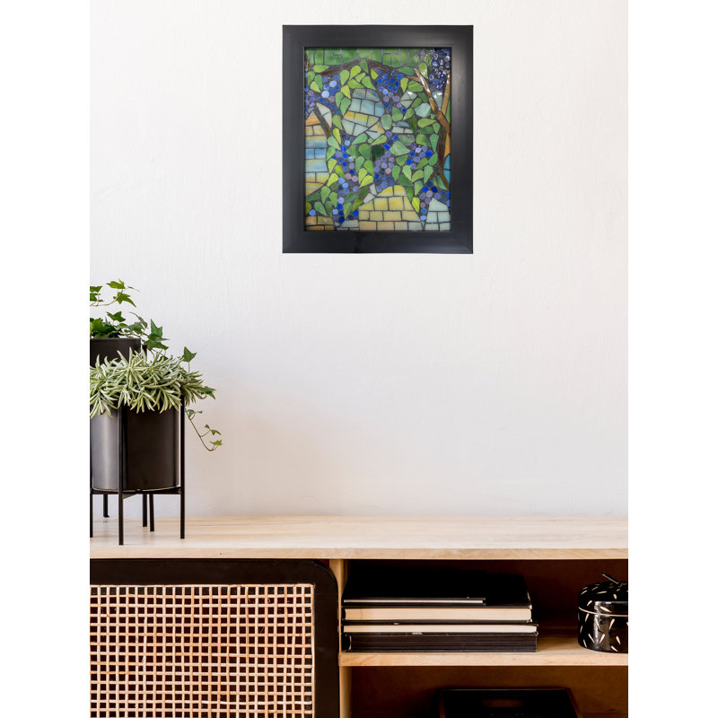 Décoration murale mosaïque en verre Grapevine