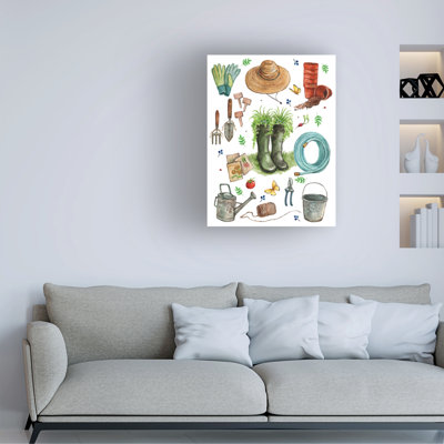 Bolog Melinda Hipsher Gardening Tools Canvas Art