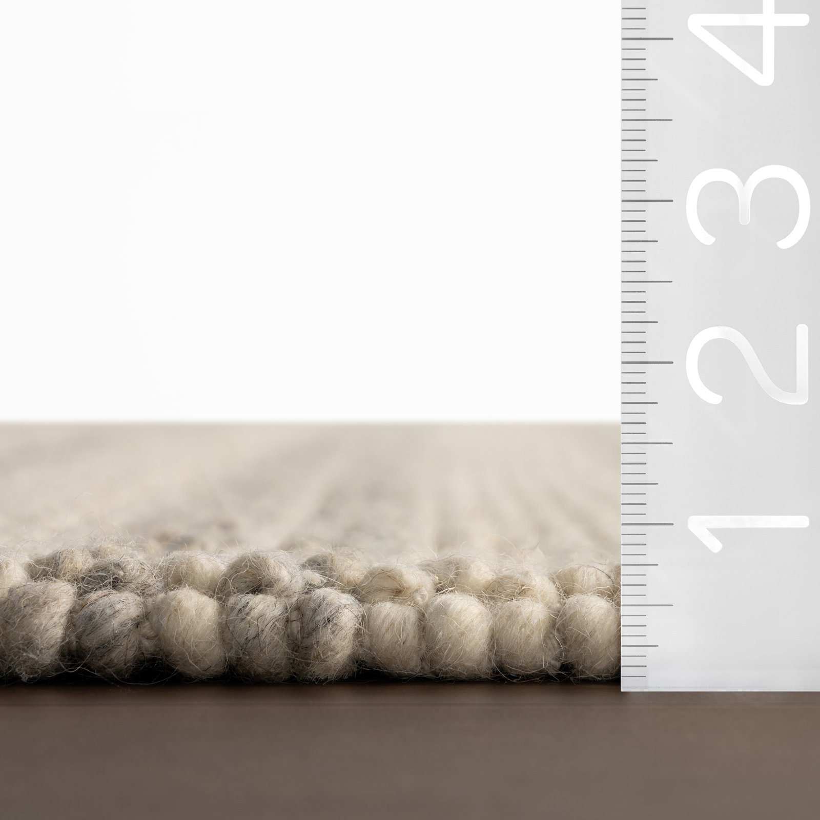 Venit Hand-Hooked Striped Farmhouse Rug, Runner 2'6" x 8'