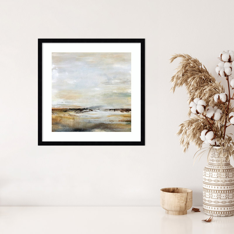 «Take a Breath» par Karen Hale, impression sur bois encadrée, Noir, H 21 po x l 21 po
