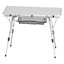 Couche de maille pliante en aluminium pour table de camping