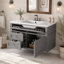 Meuble-lavabo mural 36 po avec lavabo en céramique-1265664832