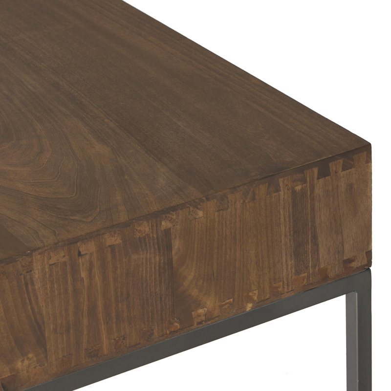 Trey Solid Wood Modular L-Shaped Executive Desk, Auburn Poplar