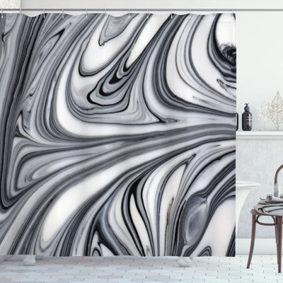 Apartment Shower Curtain with Hooks Included