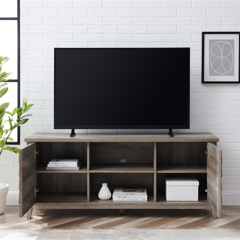 Menton TV Stand for TVs up to 65", Gray Wash