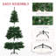 Sapin de Noël artificiel Douglas 6 pi avec branches réalistes, 250 lumières DEL blanc chaud et 1000 pointes-1804658320
