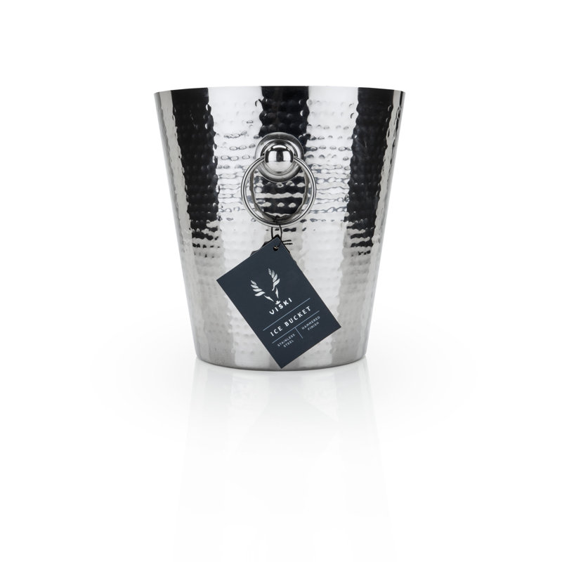 Admiral Irving Stainless Steel Hammered Ice Bucket