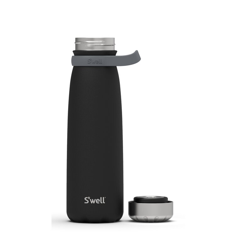 S'well Stainless Steel Water Bottle - 17 Fl Oz - Ocean Blue -  Triple-Layered Vacuum-Insulated Containers Keeps Drinks Cold for 36 Hours  and Hot for 18