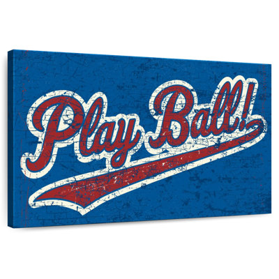 Plaque murale Play Ball