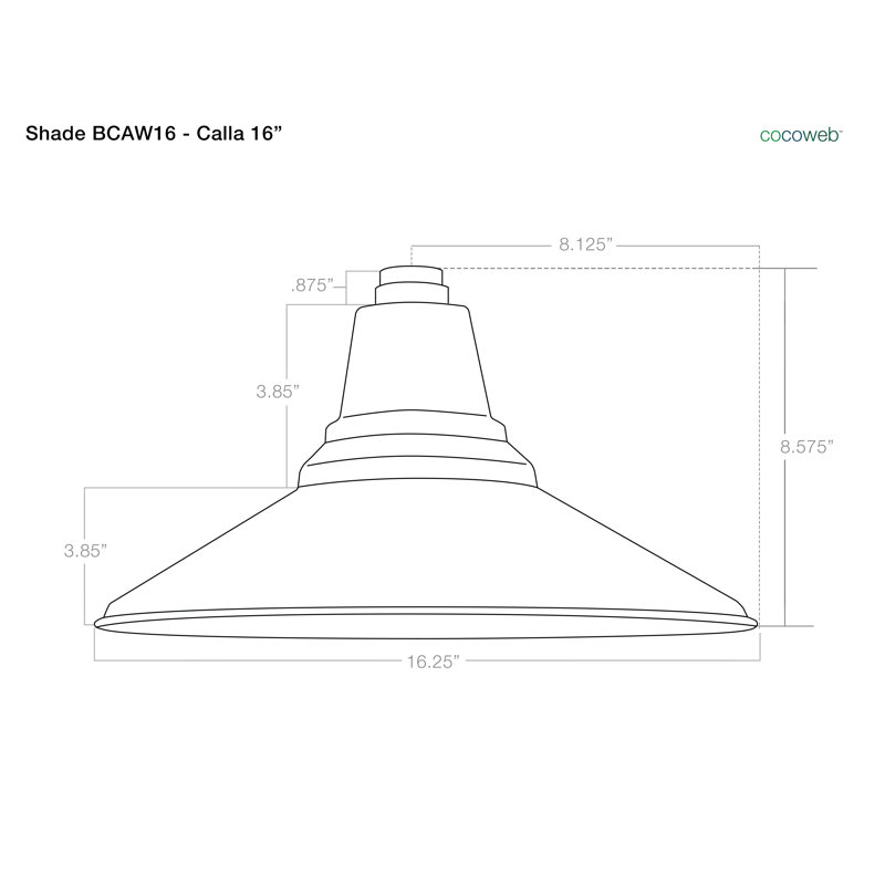 Luminaire de grange d’extérieur à del Albali, H 9 po x l 16 po x P 17 po, Noir