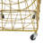Metal Deep Set Metal Mesh Laundry Basket Storage Cart with Wheels and Handles-62972723-62972726
