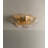 Leona 16" 3-Light Piastre Glass Flush Mount