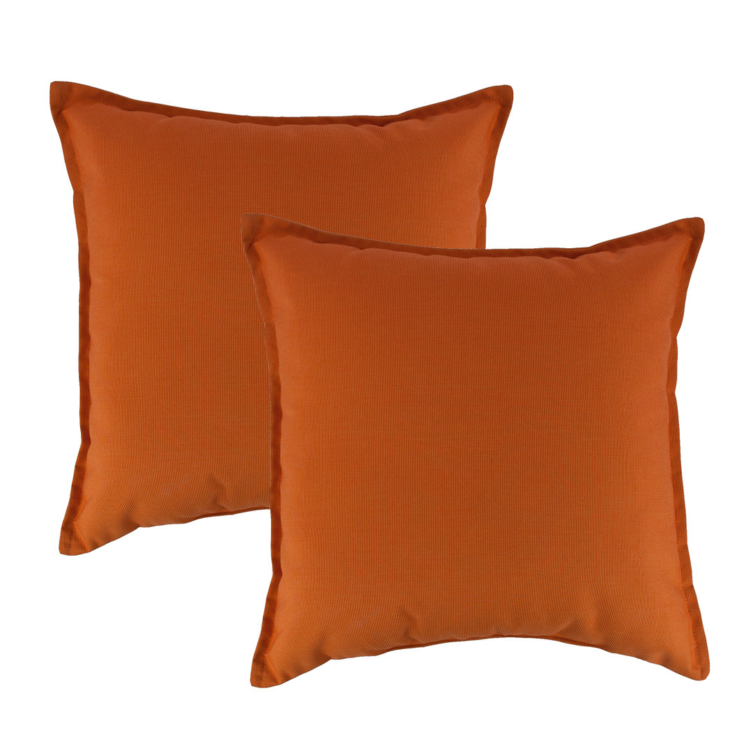 Outdoor Sunbrella Throw Pillow (Set of 2) Austin Horn Classics