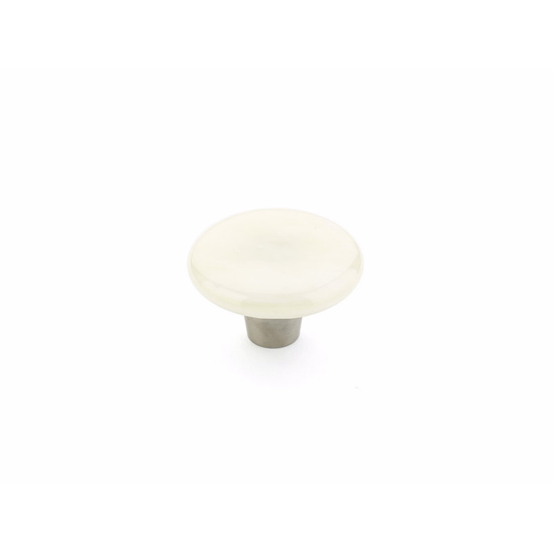 Schaub Ice Cabinet Knob 1-1/2", Ivory