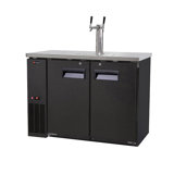 Kegco 20 Cubic Feet Dual Tap Half Barrel (Full Size) Freestanding Kegerator with Door Lock and Adjustable Temperature
