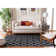 Rodgers Hand Woven Flat Weave Wool/Cotton Geometric Rug in Ivory/Black