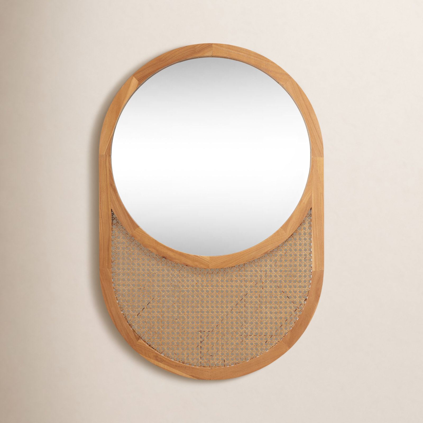 Risley 24" Pine Accent Mirror, Natural