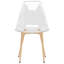 47cm H Metal Side Chair in Transparent-419442378-419442376