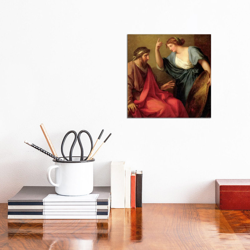 Egeria Handing Numa Pompilius His Shield, 1794 1 Piece Wrapped Canvas Painting