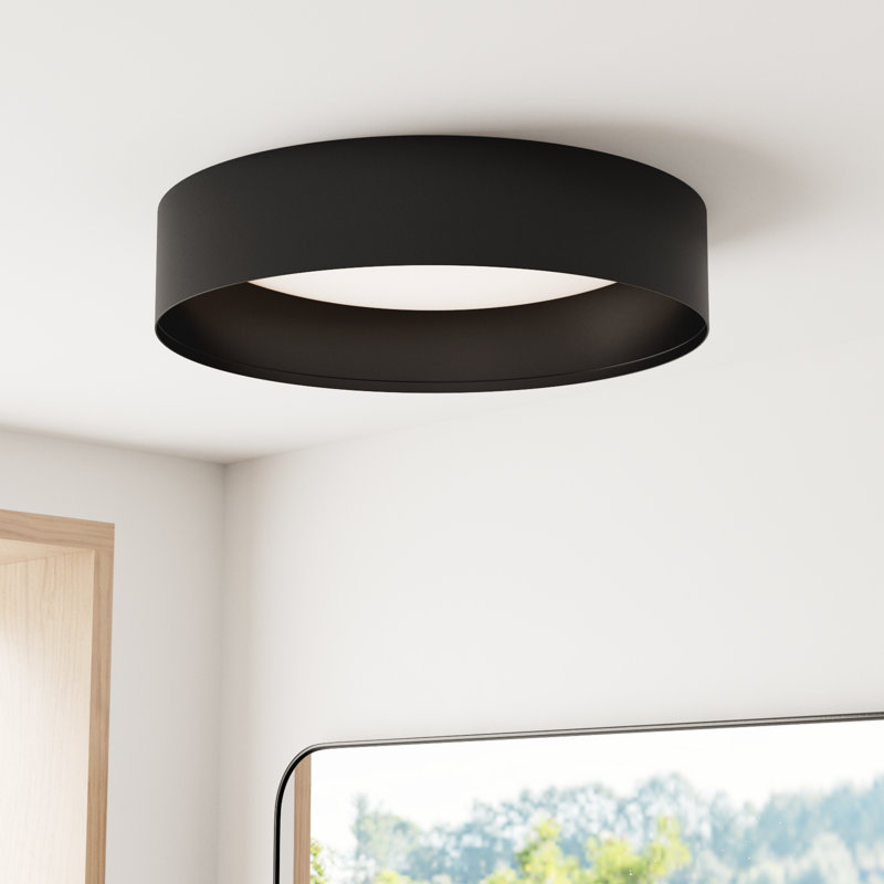 Nasser - Ceiling Light, Structured Black