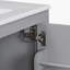 Meuble-lavabo vert 30 po avec lavabo simple, combinaison sous le comptoir-103675872