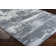 Tapis denim abstrait/gris zone Chamlee