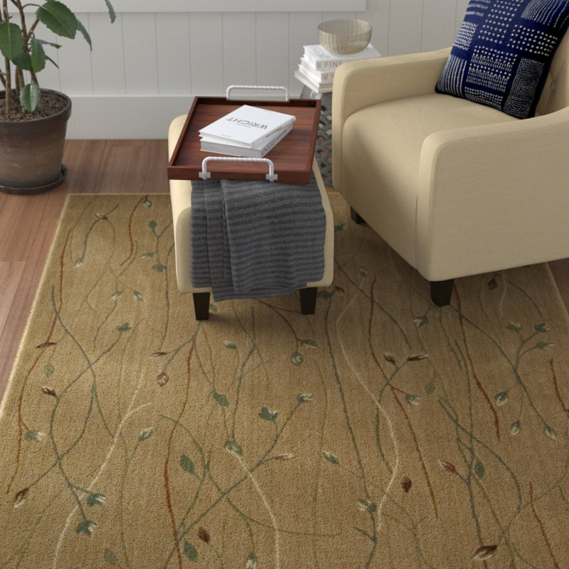 Heuser Floral Indoor Rug, Rectangle 9'6" x 13'