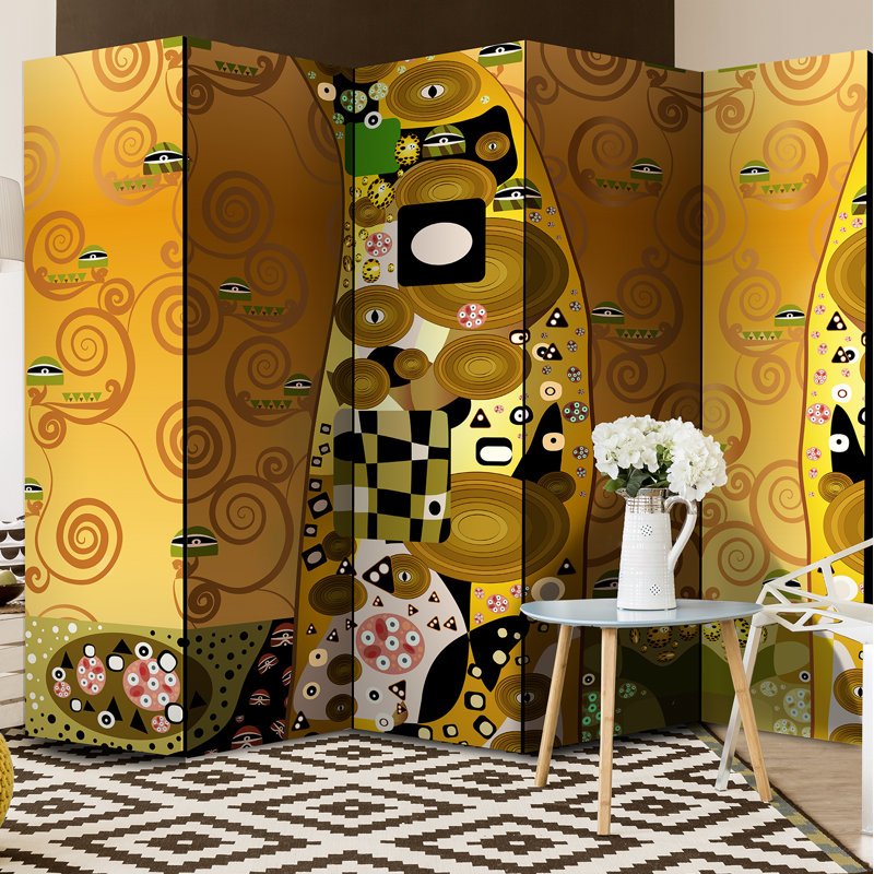 Artistic Geometry Room Divider, 5