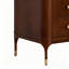 Meuble-lavabo autoportant en bois massif de style Mid-Century 60 po avec comptoir en marbre 60 po-575850859