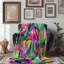 Fun Fun Cactus Motifs - Couverture sherpa de qualité supérieure 1 pièce-100733861