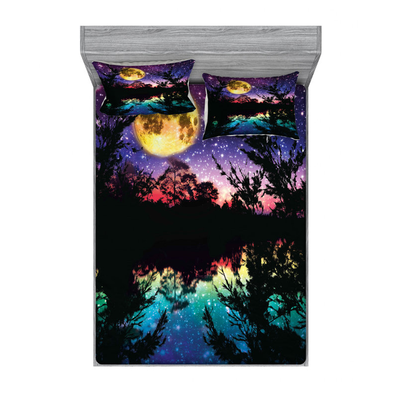 Microfiber Sheet Set, Full Sheet Set with Fitted Sheet