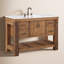 Meuble-lavabo simple 48 po avec plateau en quartz Bromley-112954145