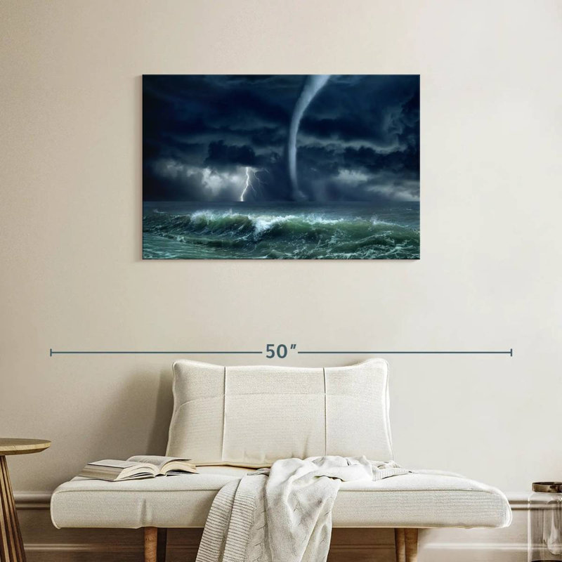 Alvord Ocean Tornado, 24" H x 36" W