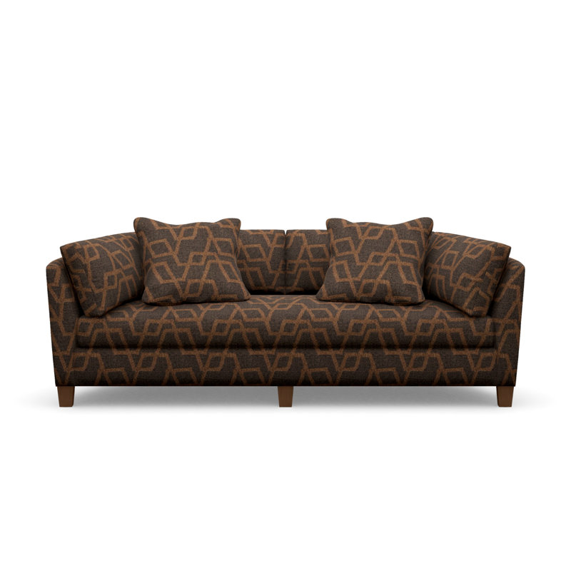 Maynard Long Sofa, Perky 855419, Walnut