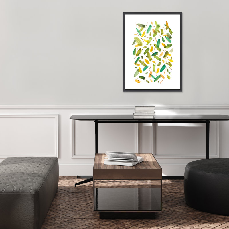 Fanatical Dreams Green I Framed Painting Canvas