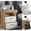 Eyuel 45cm W Manufactured Wood Bedside Table-9305649