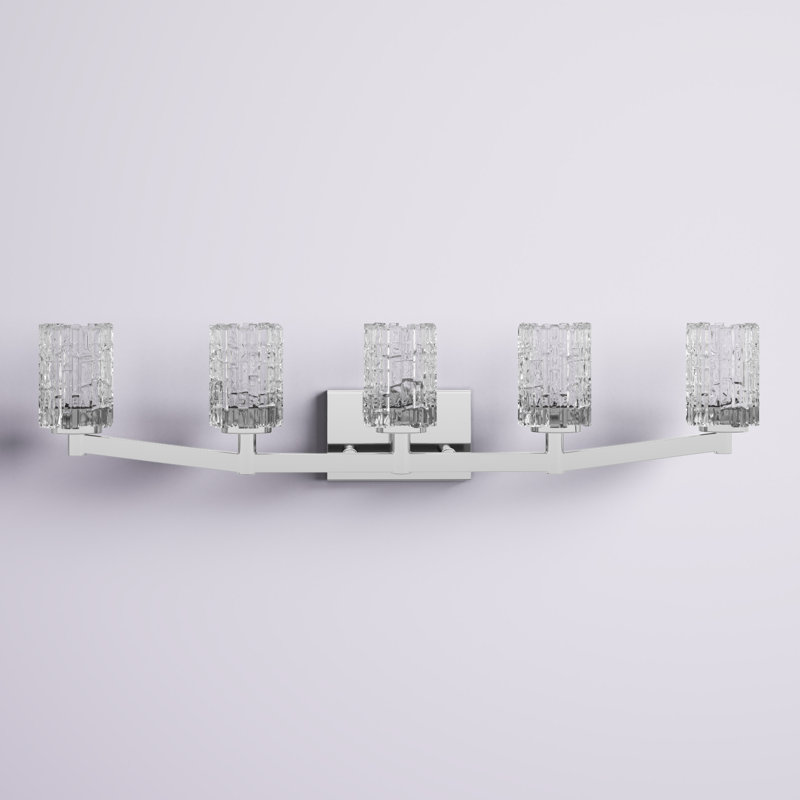 Samson 5 - Light Dimmable Vanity Light, Chrome