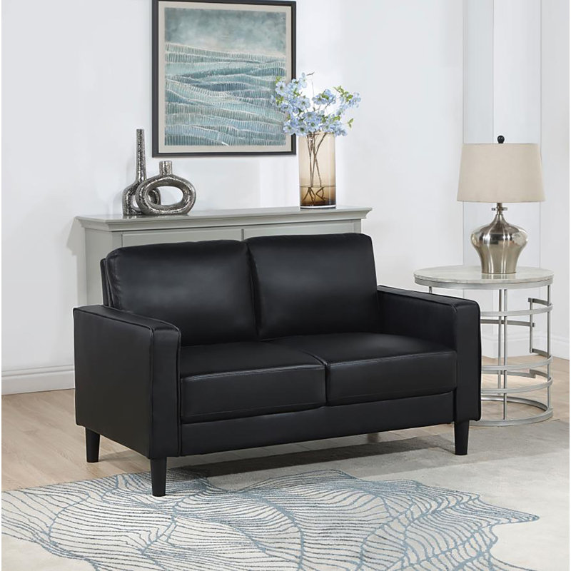 Columbia 2-pcs Living Room Set, Black