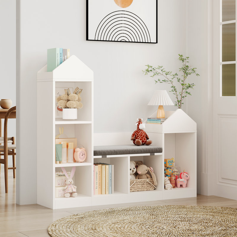 107.4cm H x 121.3cm W Cube Bookcase