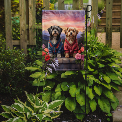 Drapeau pour chien double face en polyester H 15,5 po x l 11,25 po