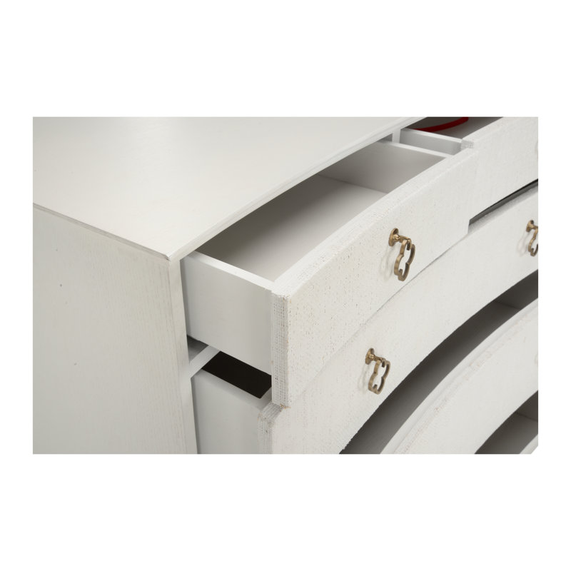 Maxwell 5 - Drawer Dresser, White