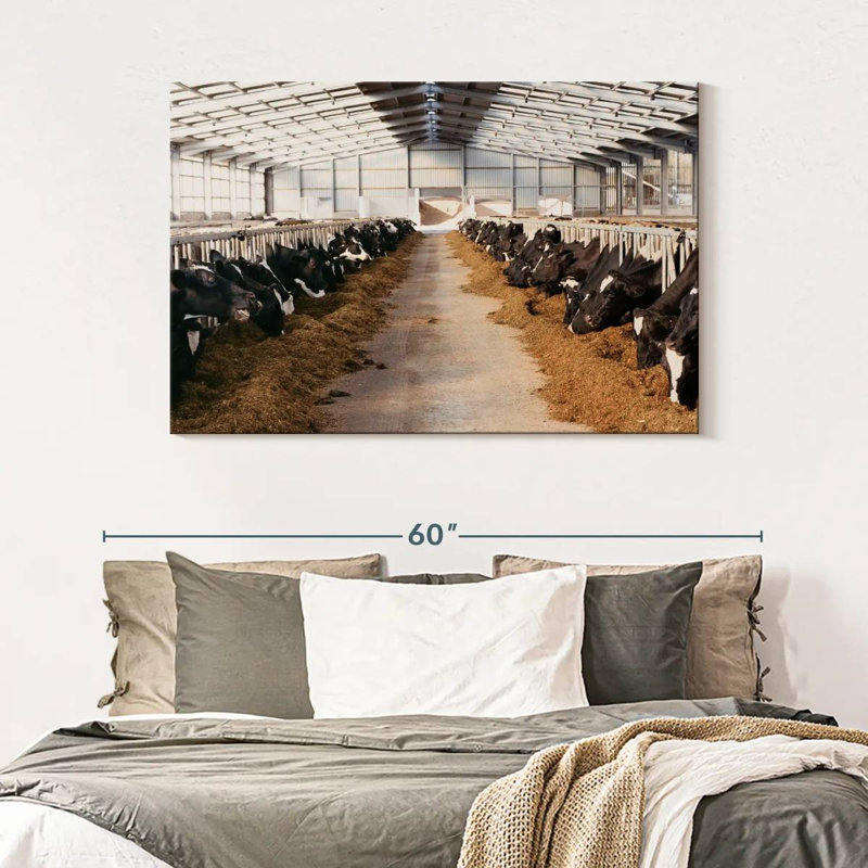 Barn Cows, 32" H x 48" W