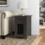 Table de bout en bois massif avec rangement Jakendra-2083792934