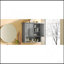 Armoire de rangement murale pour salle de bain, armoire murale multifonctionnelle avec tablettes réglables, armoire à pharmacie pour la salle de lavage et la cuisine et le salon, gris-1507611662