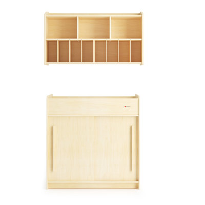 Safeglide Changing Table And Diaper Organizer Bundle