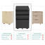 3 Drawer Steel File Cabinet-1503197877