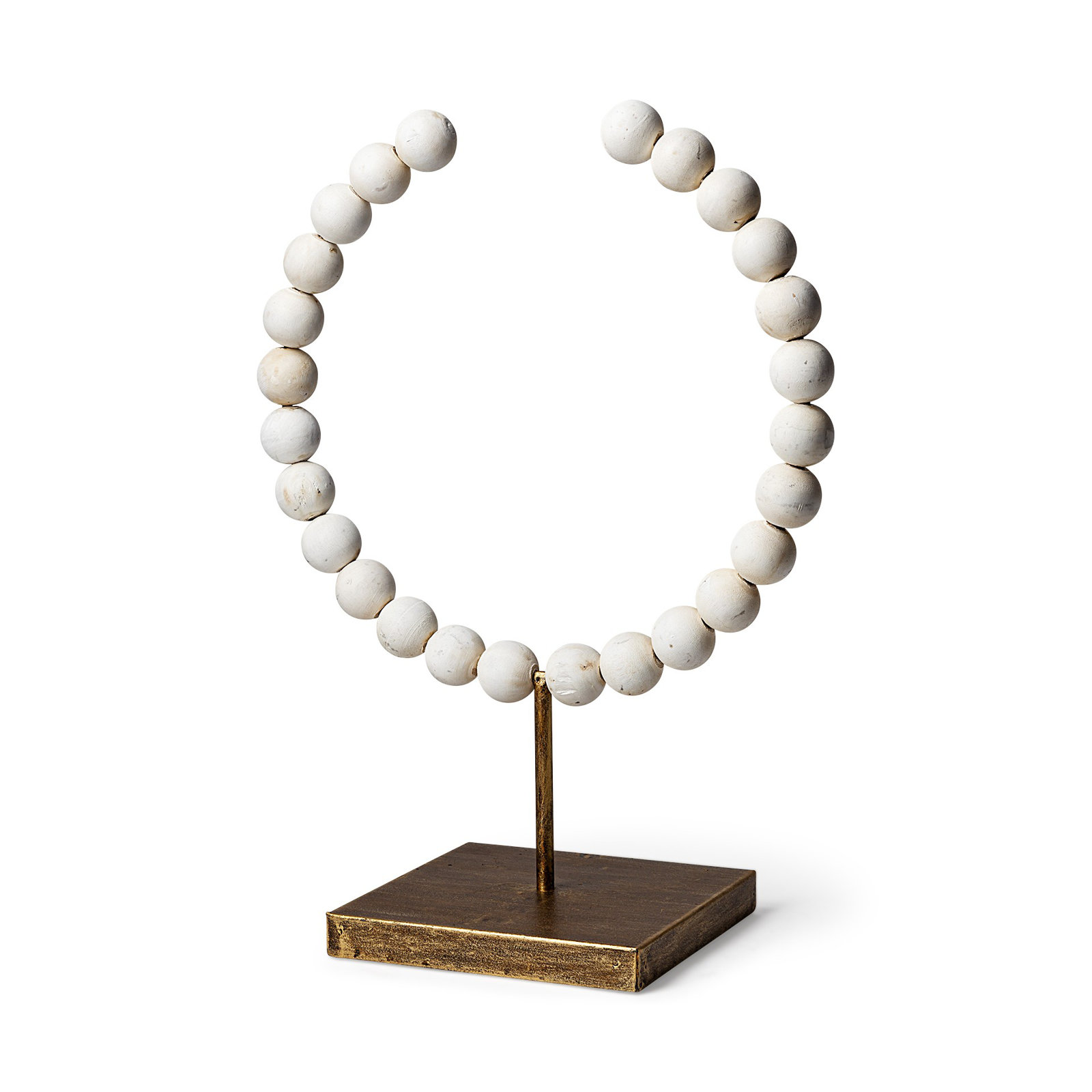 Shira Sculpture, Gold, 16" H x 6" W x 11" D