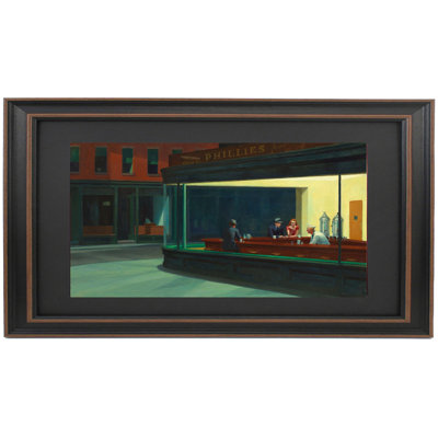 Nighthawks by Edward Hopper | Framed Print